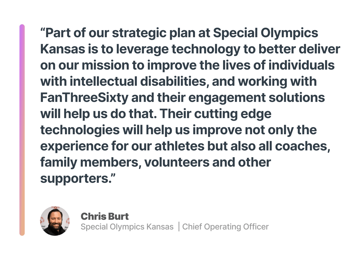Special Olympics Kansas & FanThreeSixty: Let the Games Begin