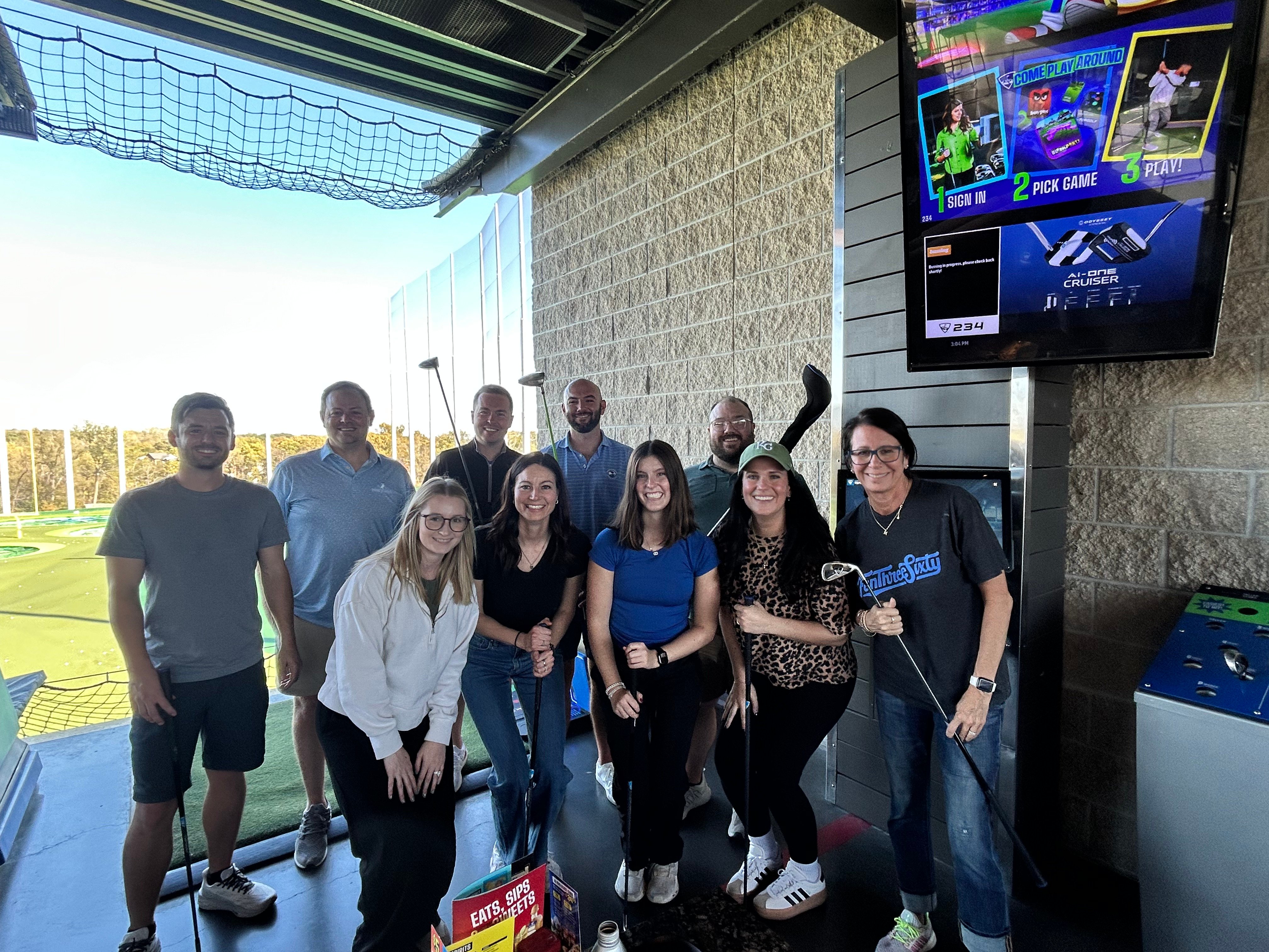 FanThreeSixty Employees at Top Golf