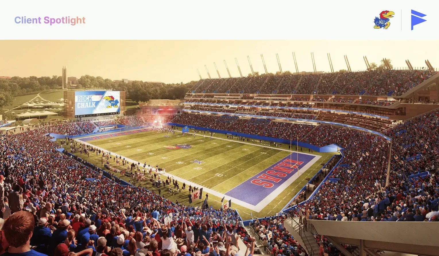 New Kansas David Booth Memorial Stadium
